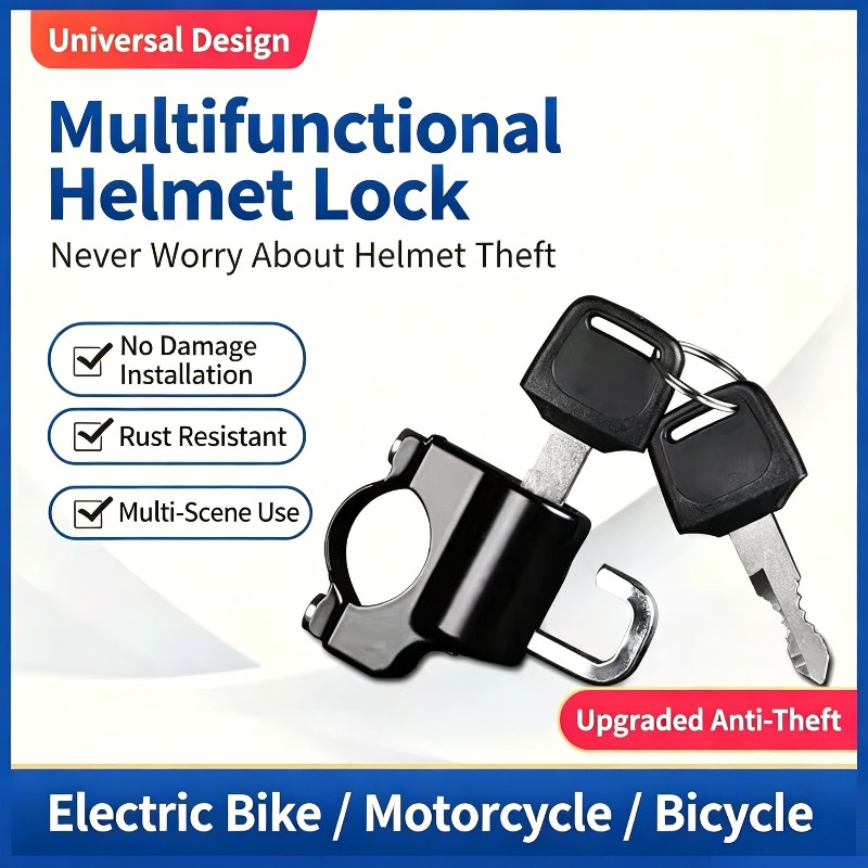 Универсальный замок для шлема  – обзор и цена Commuter Bike Lock