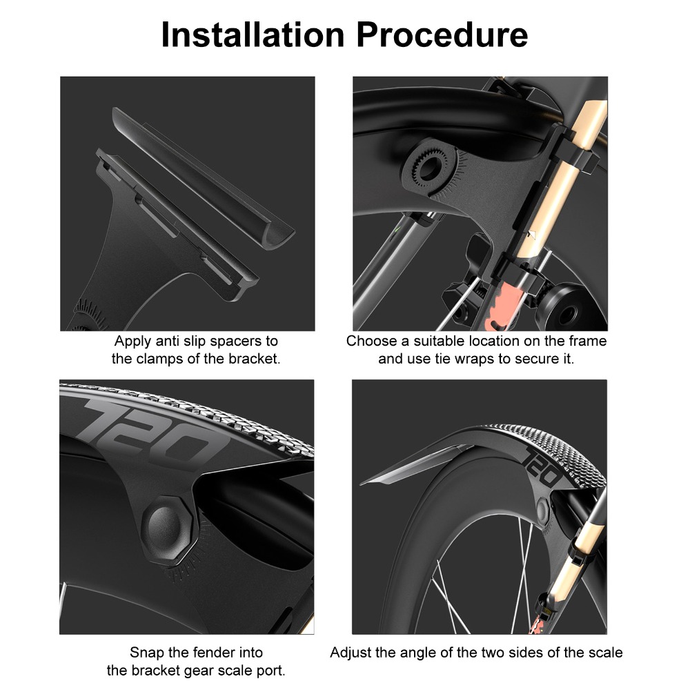 Нейлоновые крылья для шоссейно – обзор и цена Fender Mudguard Set
