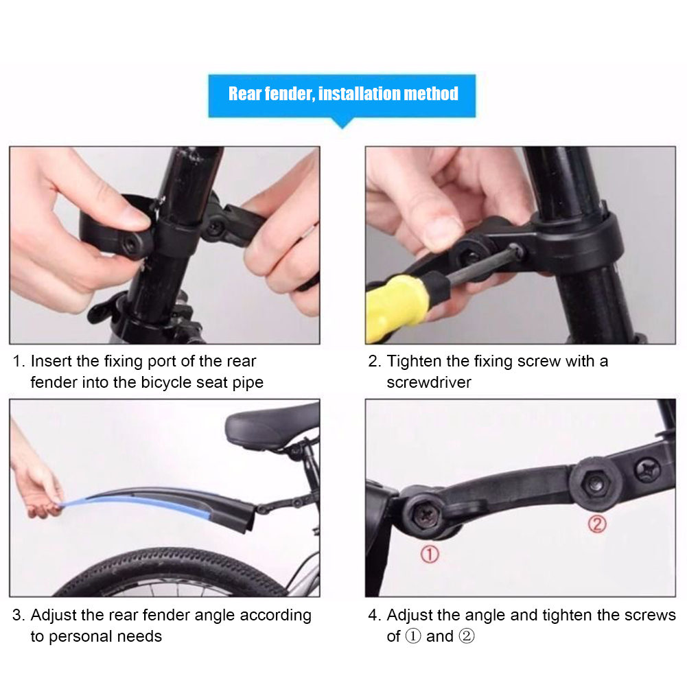 2 шт., передние и задние крыль – обзор и цена Fender Mudguard Set